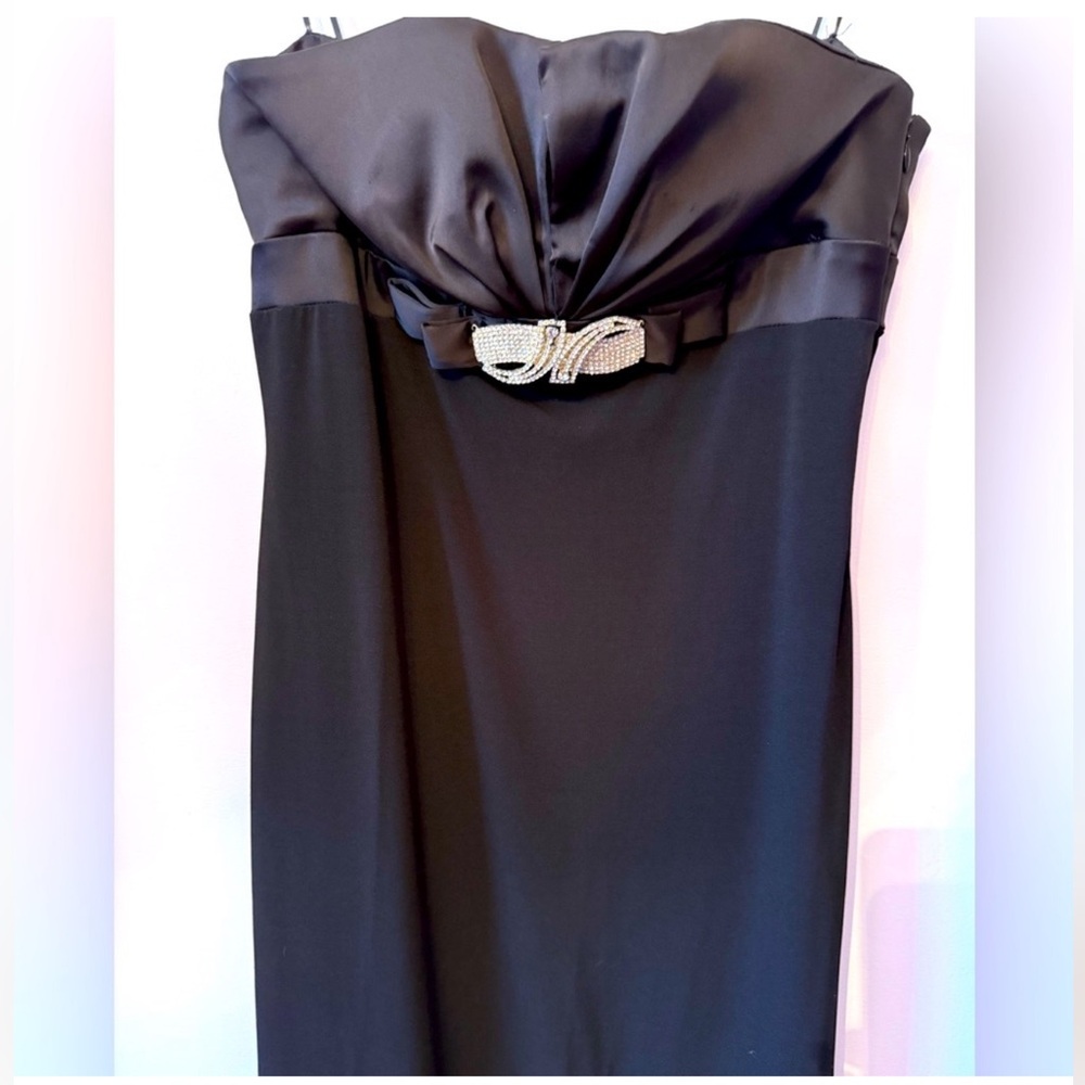 💎 Gorgeous Elegant Black Cache Dress great for parties and weddings 🎉
